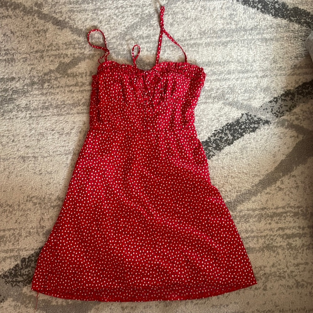 Love Birds Mini Dress Red